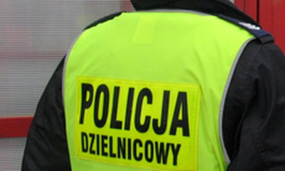 Kamizela odblaskowa z napisem Policja Dzielnicowy